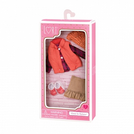 Набор одежды для кукол тканевый Lori (Пуховой жилет) lo30004z