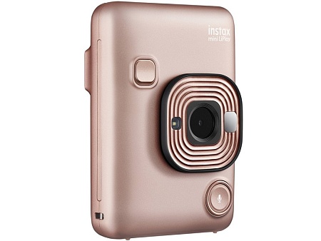 Камера моментальной печати Fujifilm Instax mini Liplay Blush Gold Bundle