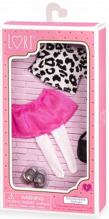 Набор одежды для кукол тканевый Lori (Очень стильный с юбкой) lo30024z