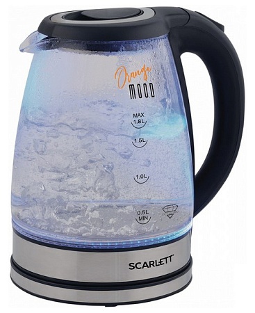 Электрический чайник Scarlett SC-EK27G36 черный